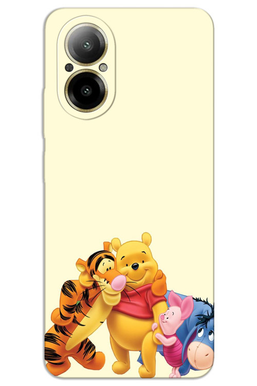Realme 12 Lite Kılıf HD Desen Baskılı Arka Kapak - Winnie The Pooh 3
