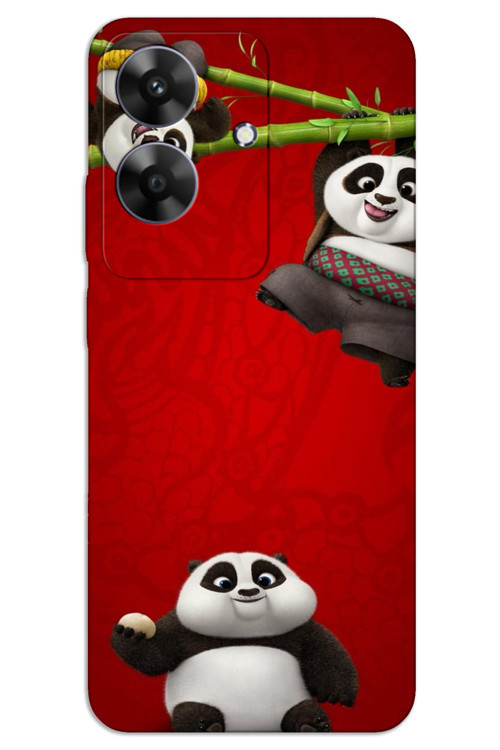 Realme Note 60 Kılıf HD Desen Baskılı Arka Kapak - Panda