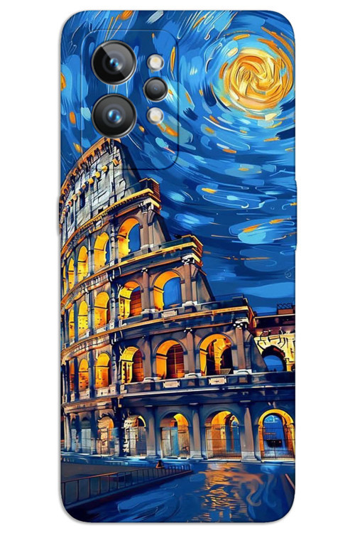 Realme GT 2 Kılıf HD Desen Baskılı Arka Kapak - Sanat Roma