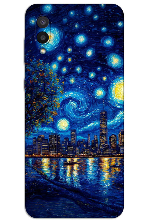 Samsung Galaxy A02 Kılıf HD Desen Baskılı Arka Kapak - Sanat Sahil