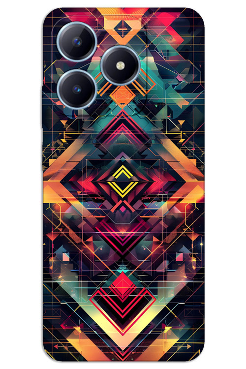 Realme C53 Kılıf HD Desen Baskılı Arka Kapak - Motif 2
