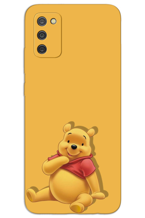 Samsung Galaxy A03S Kılıf HD Desen Baskılı Arka Kapak - Winnie The Pooh 2