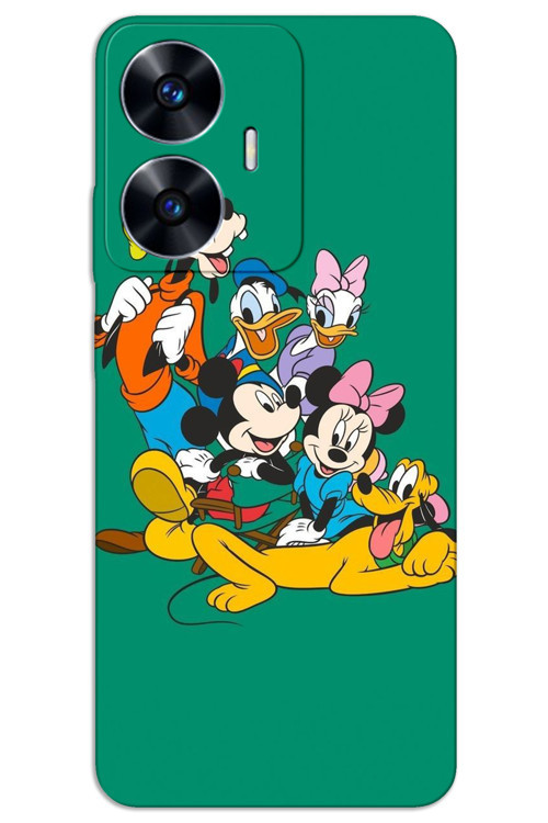 Realme C55 Kılıf HD Desen Baskılı Arka Kapak - Mickey 1
