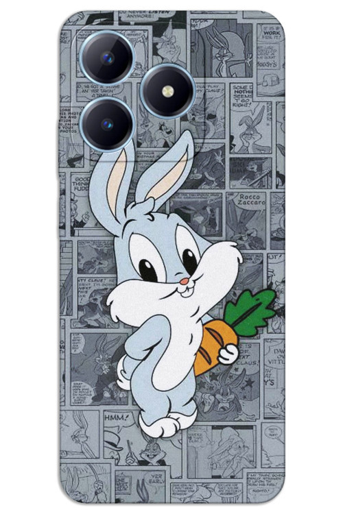 Realme C53 Kılıf HD Desen Baskılı Arka Kapak - BugsBunny 1
