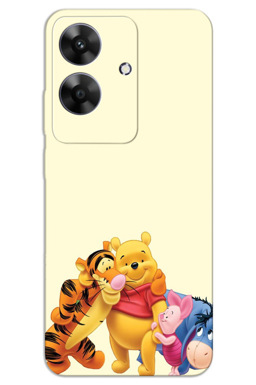Realme Note 60 Kılıf HD Desen Baskılı Arka Kapak - Winnie The Pooh 3