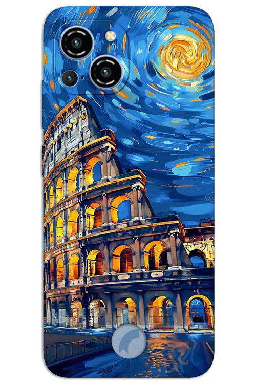 Reeder S23 Pro Max Kılıf HD Desen Baskılı Arka Kapak - Sanat Roma