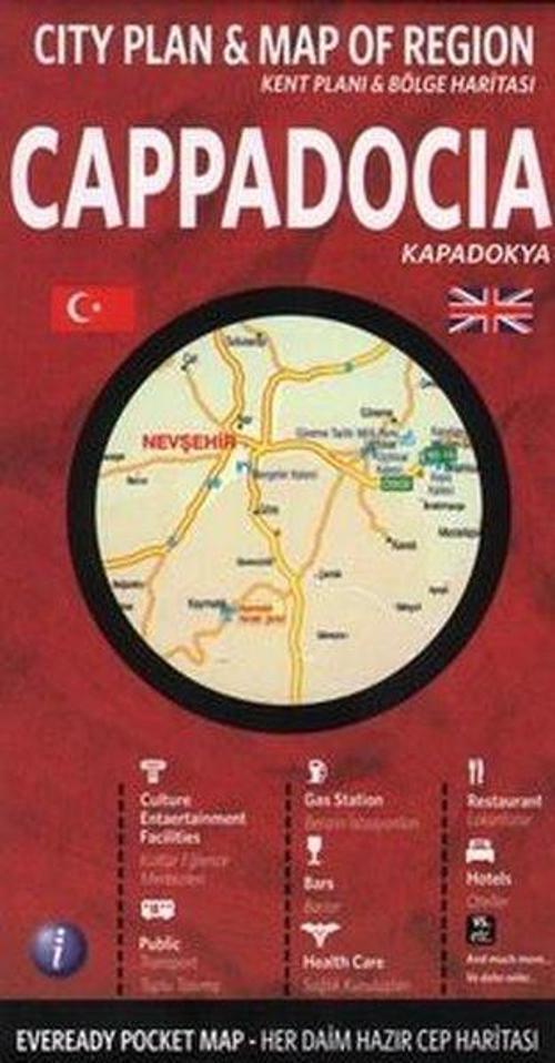 Cappadocia - Kapadokya Kent Planı & Bölge Haritası