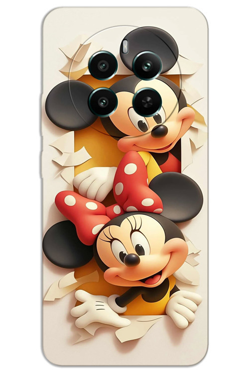Realme 12 Pro Plus Kılıf HD Desen Baskılı Arka Kapak - Mickey 2