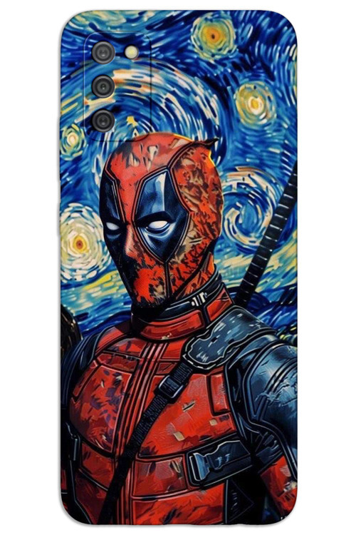 Samsung Galaxy A03S Kılıf HD Desen Baskılı Arka Kapak - Deadpool