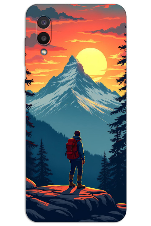 Samsung Galaxy A02 Kılıf HD Desen Baskılı Arka Kapak - Everest