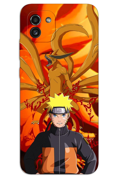 Samsung Galaxy A03 Kılıf HD Desen Baskılı Arka Kapak - Naruto