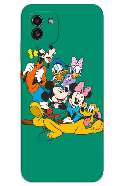 Samsung Galaxy A03 Kılıf HD Desen Baskılı Arka Kapak - Mickey 1
