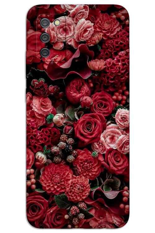Samsung Galaxy A03S Kılıf HD Desen Baskılı Arka Kapak - Güller