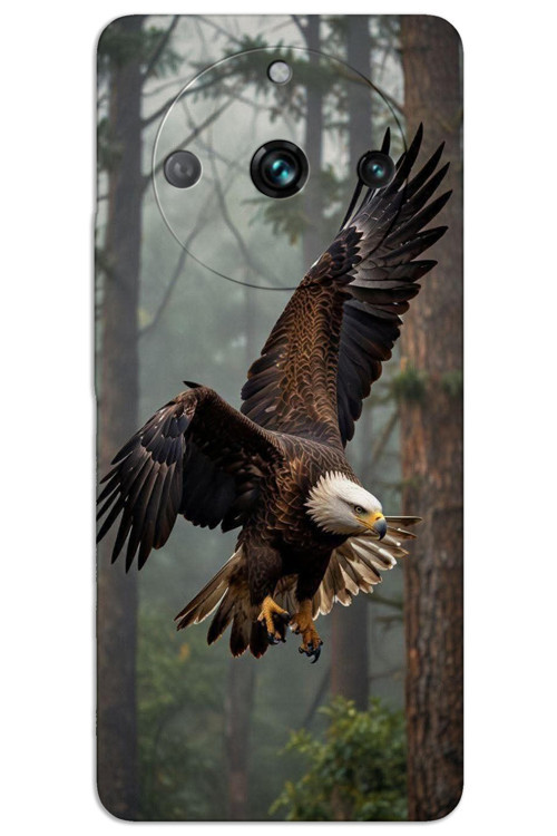 Realme 11 Pro Kılıf HD Desen Baskılı Arka Kapak - Kartal