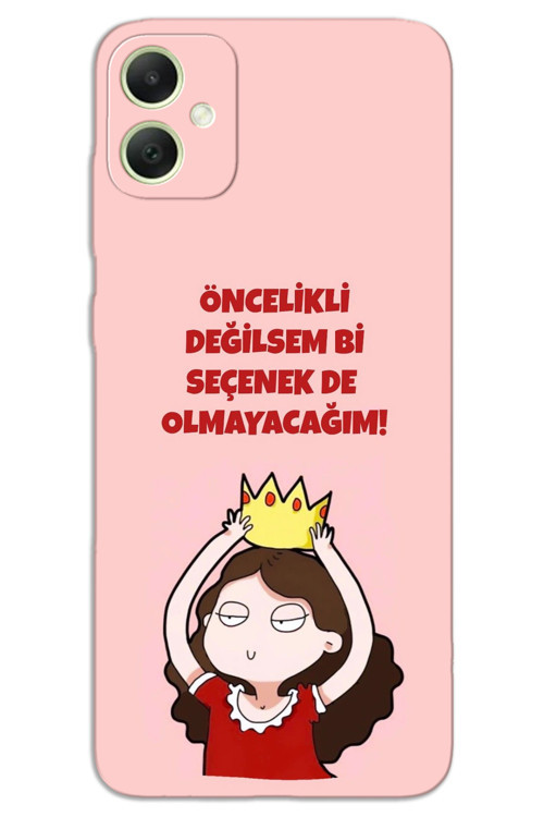Samsung Galaxy A05 Kılıf HD Desen Baskılı Arka Kapak - Seçenek Değilim