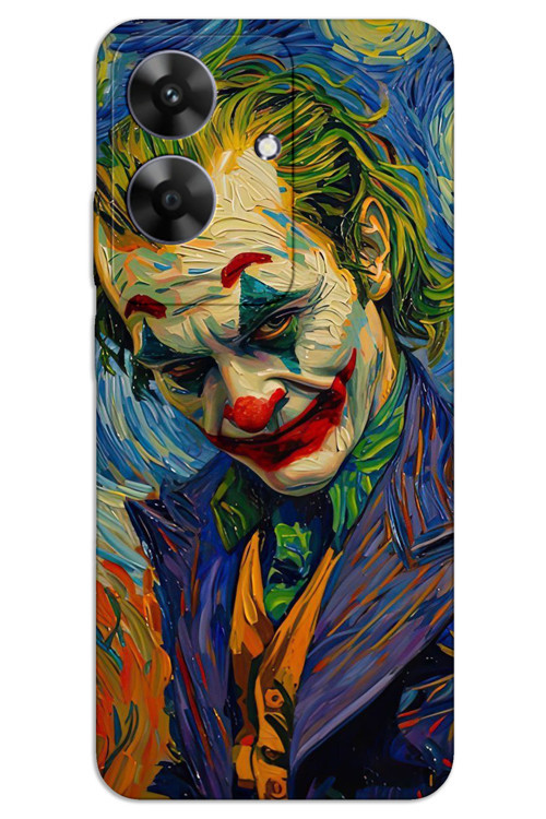 Realme Note 60 Kılıf HD Desen Baskılı Arka Kapak - Joker 2