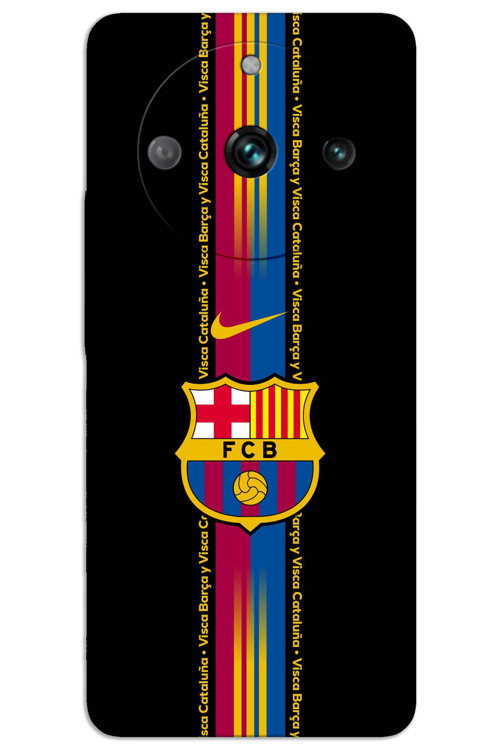 Realme 11 Pro Kılıf HD Desen Baskılı Arka Kapak - Barça