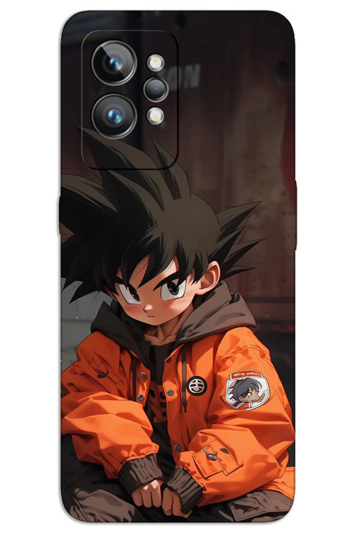 Realme GT 2 Pro Kılıf HD Desen Baskılı Arka Kapak - Goku