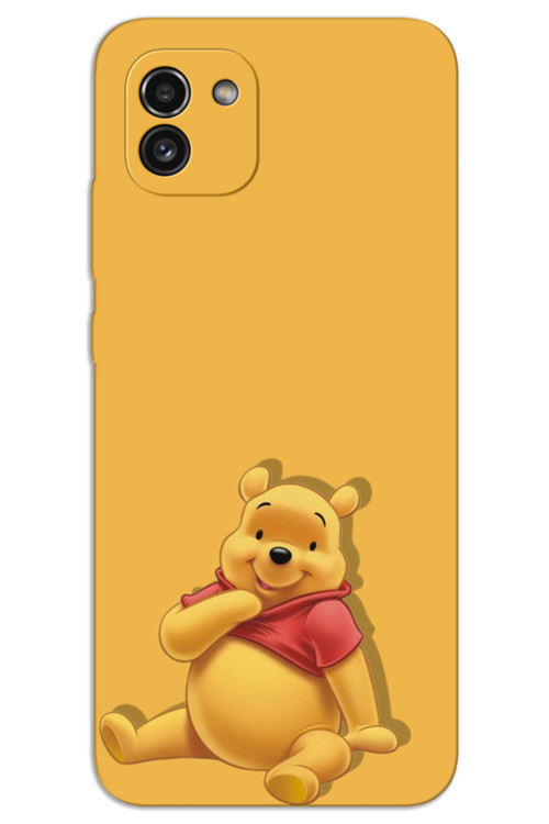 Samsung Galaxy A03 Kılıf HD Desen Baskılı Arka Kapak - Winnie The Pooh 2