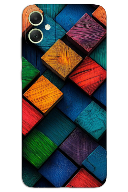 Samsung Galaxy A06 Kılıf HD Desen Baskılı Arka Kapak - Kare Desen