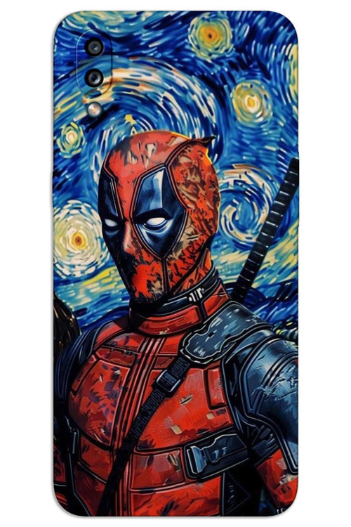 Samsung Galaxy A10S Kılıf HD Desen Baskılı Arka Kapak - Deadpool