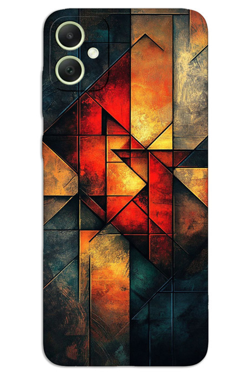 Samsung Galaxy A06 Kılıf HD Desen Baskılı Arka Kapak - Sıcak Renkler