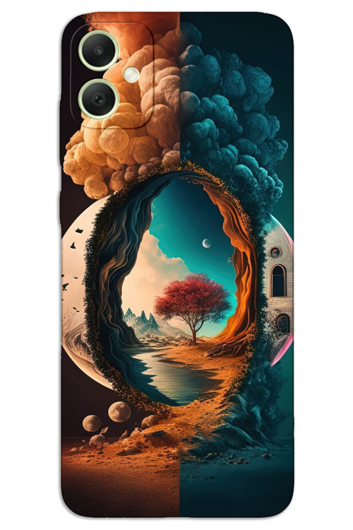 Samsung Galaxy A06 Kılıf HD Desen Baskılı Arka Kapak - Aydan Gece