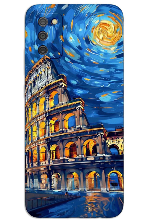 Samsung Galaxy A03S Kılıf HD Desen Baskılı Arka Kapak - Sanat Roma