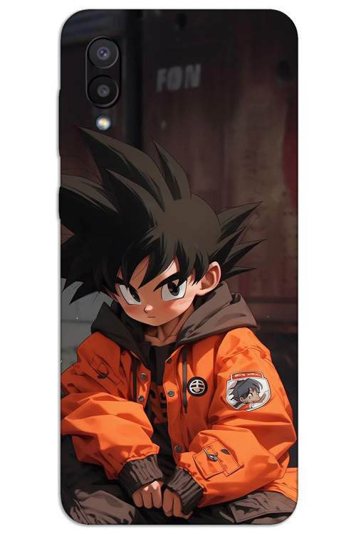 Samsung Galaxy A02 Kılıf HD Desen Baskılı Arka Kapak - Goku