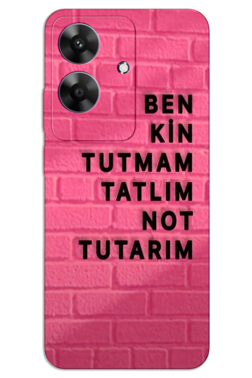 Realme Note 60 Kılıf HD Desen Baskılı Arka Kapak - Kin Tutmam