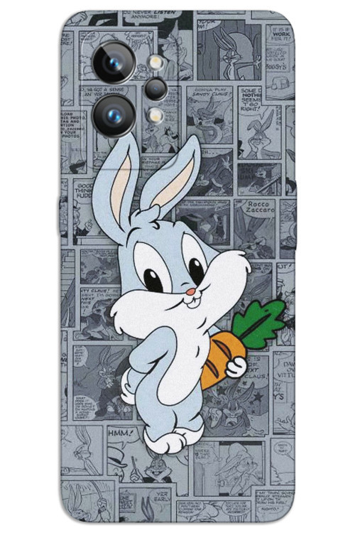 Realme GT 2 Pro Kılıf HD Desen Baskılı Arka Kapak - BugsBunny 1