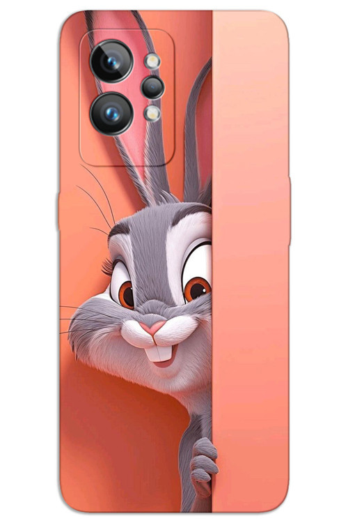 Realme GT 2 Pro Kılıf HD Desen Baskılı Arka Kapak - BugsBunny 2