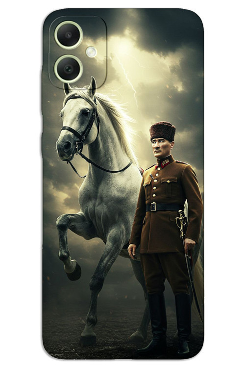 Samsung Galaxy A06 Kılıf HD Desen Baskılı Arka Kapak - Atatürk Şimşek
