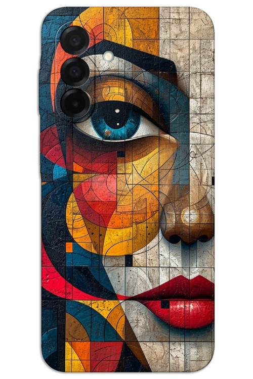 Samsung Galaxy A26 Kılıf HD Desen Baskılı Arka Kapak - Sanat Yüz