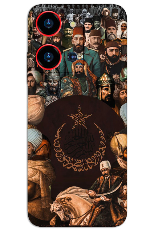 Reeder S19 Max Pro-S-Zoom Kılıf HD Desen Baskılı Arka Kapak - Osmanlı Hanedan