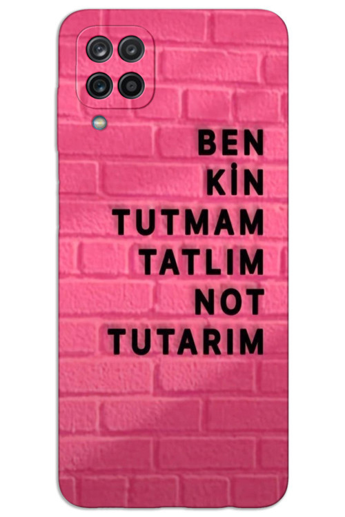 Samsung Galaxy A22 / M22 / M32 Kılıf HD Desen Baskılı Arka Kapak - Kin Tutmam
