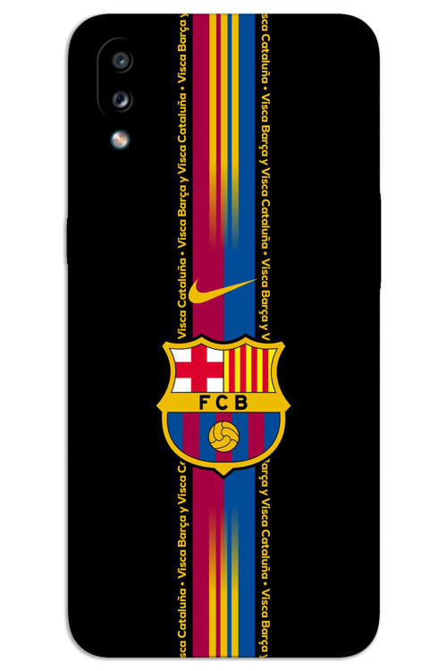 Samsung Galaxy A10S Kılıf HD Desen Baskılı Arka Kapak - Barça
