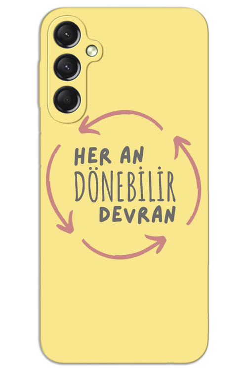 Samsung Galaxy A15 Kılıf HD Desen Baskılı Arka Kapak - Devran Döner