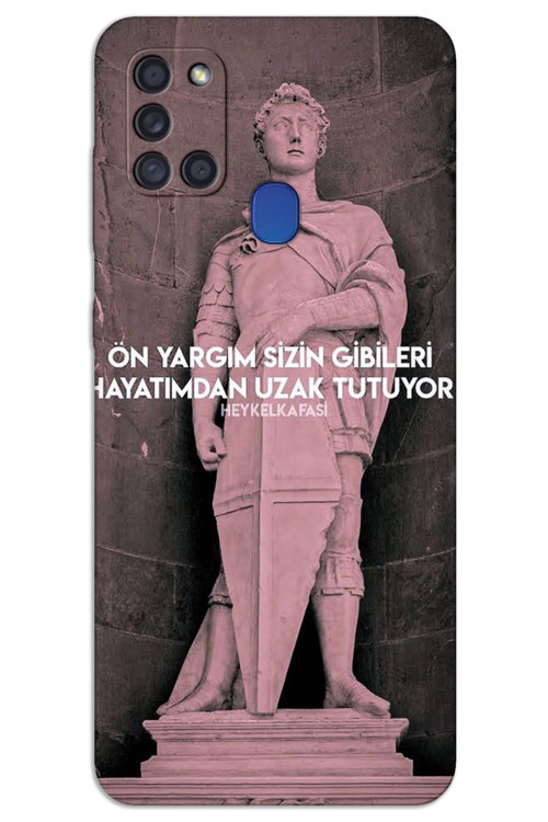Samsung Galaxy A21s Kılıf HD Desen Baskılı Arka Kapak - Ön Yargım