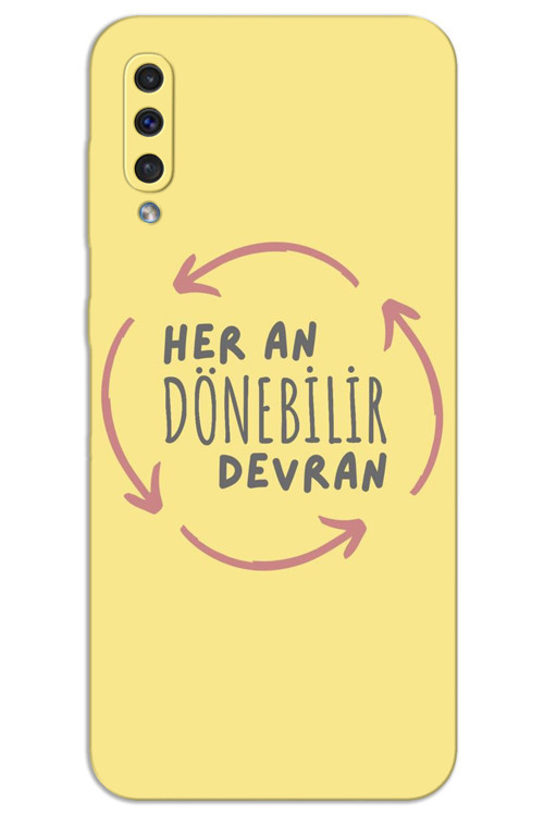 Samsung Galaxy A50 Kılıf HD Desen Baskılı Arka Kapak - Devran Döner