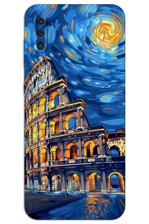 Samsung Galaxy A50 Kılıf HD Desen Baskılı Arka Kapak - Sanat Roma