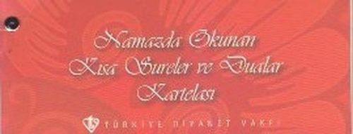 Namazda Okunan Kısa Sureler ve Dualar Kartelası
