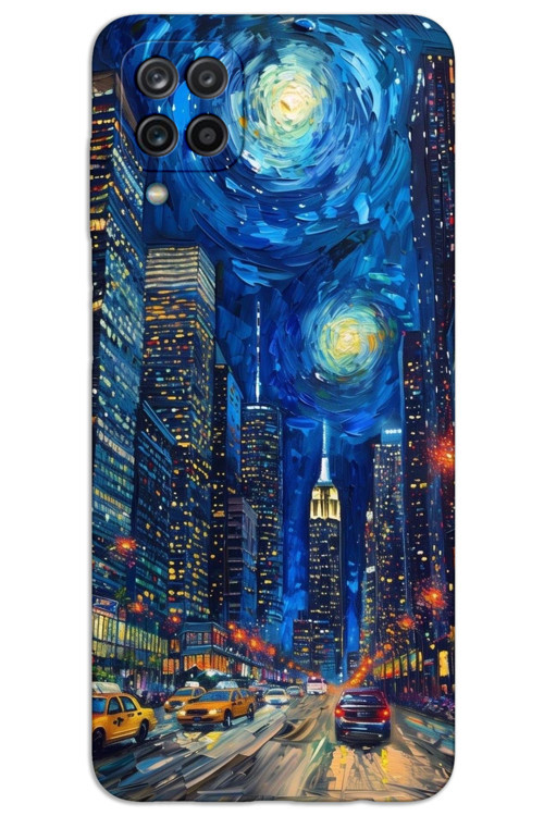 Samsung Galaxy A12 / M12 Kılıf HD Desen Baskılı Arka Kapak - Sanat Sokağı