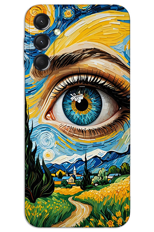 Samsung Galaxy A05s Kılıf HD Desen Baskılı Arka Kapak - Sanat Göz