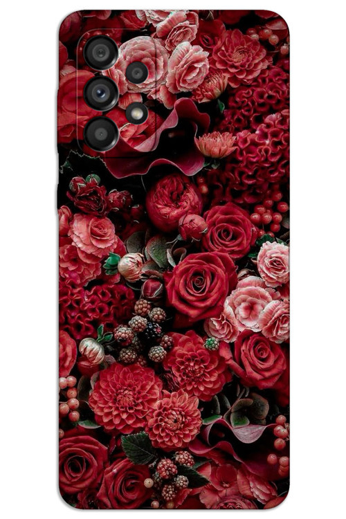 Samsung Galaxy A53 Kılıf HD Desen Baskılı Arka Kapak - Güller