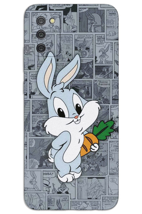 Samsung Galaxy A03S Kılıf HD Desen Baskılı Arka Kapak - BugsBunny 1
