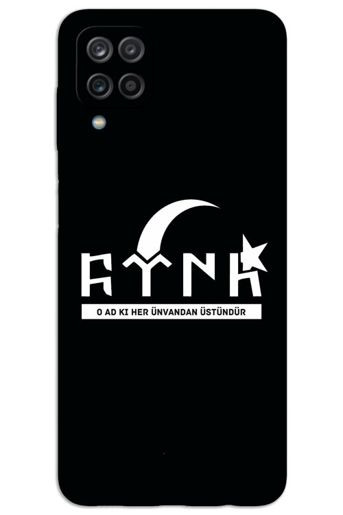 Samsung Galaxy A12 / M12 Kılıf HD Desen Baskılı Arka Kapak - Türk