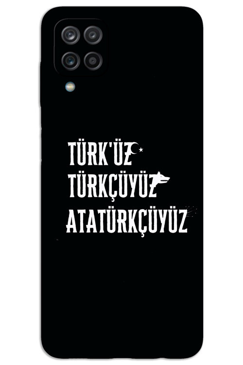Samsung Galaxy A12 / M12 Kılıf HD Desen Baskılı Arka Kapak - Türkçü