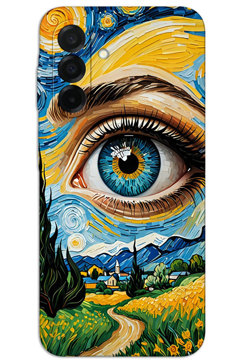 Samsung Galaxy A36 Kılıf HD Desen Baskılı Arka Kapak - Sanat Göz