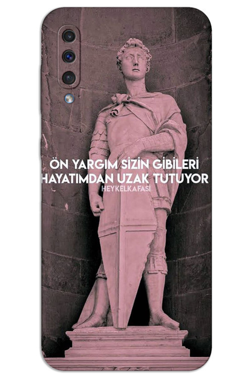 Samsung Galaxy A70 Kılıf HD Desen Baskılı Arka Kapak - Ön Yargım